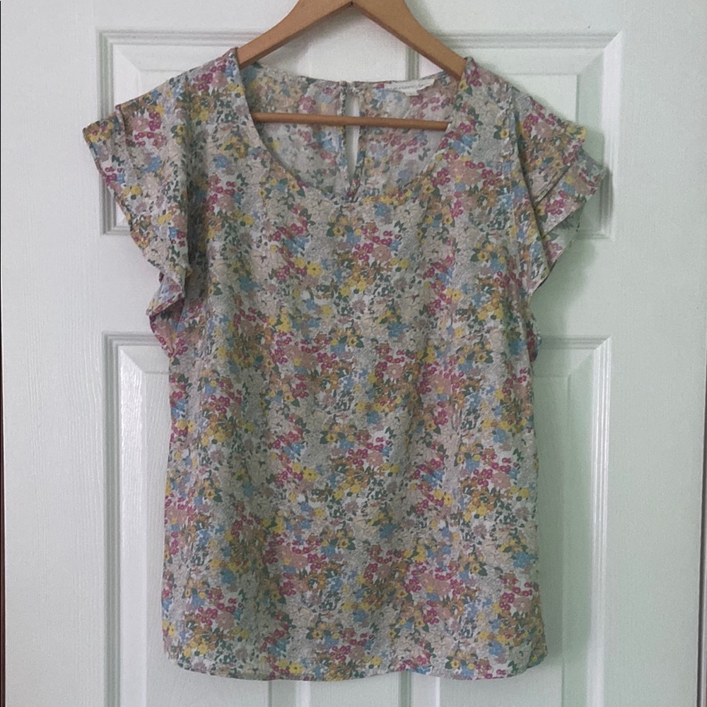 Floral Women's Top Size L